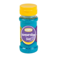 6 St. Streudekor, Nonpareilles blau, 85 g / St.