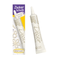12 St. Zuckerschrift crèmeweiß
