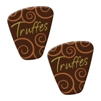 140 St. Spezialitäten-Dekor  Truffes , dunkle Schokolade