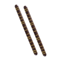 162 St. Stäbchen Streifen, dunkle Schokolade