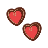 128 St. Herzen, dunkle Schokolade