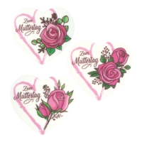 24 St. Herzen  Zum Muttertag , Dekormasse, sortiert