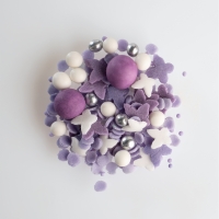 1 St. Streudekor, Violet-Mix, 600 g