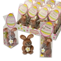 12 St. Marzipan-Hase im Cellophanbeutel und Tray