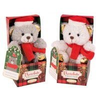 9 St. Plüschbär auf Box, sortiert