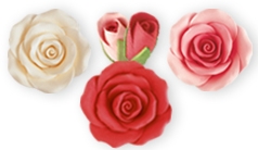 Marzipan-Blumen
