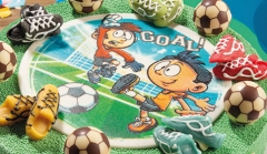 Fussball-Dekore