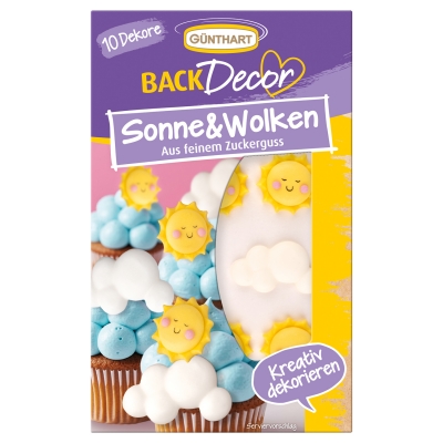 15 St. Zucker-Sonne und Wolken 