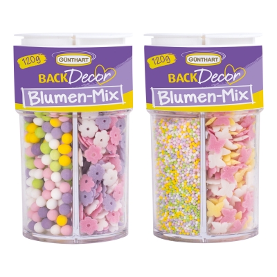 8 St. Streudekor Blumen-Mix 120 g / St. 