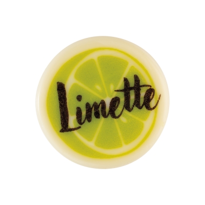 160 St. Spezialitäten-Dekor  Limette , weiße Schokolade 