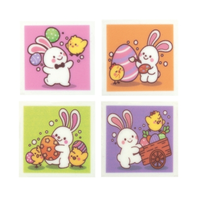 100 St. Quadrate Ostern, Dekormasse, sortiert 