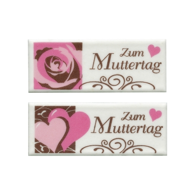24 Stück Dekor Streifen  Zum Muttertag 